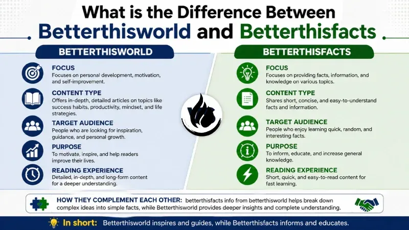 What is the Difference Between Betterthisworld and Betterthisfacts
