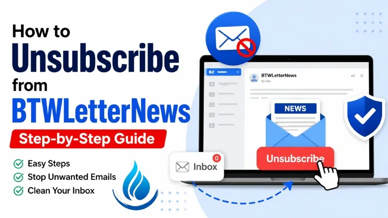 How to Unsubscribe from BTWLetterNews