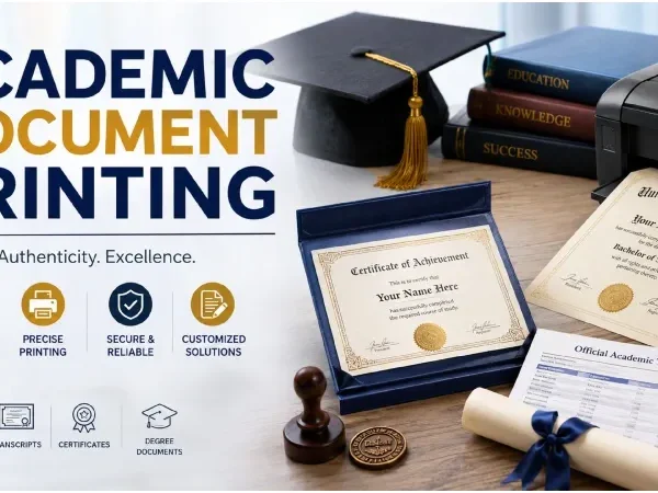 Custom Academic Document Printing