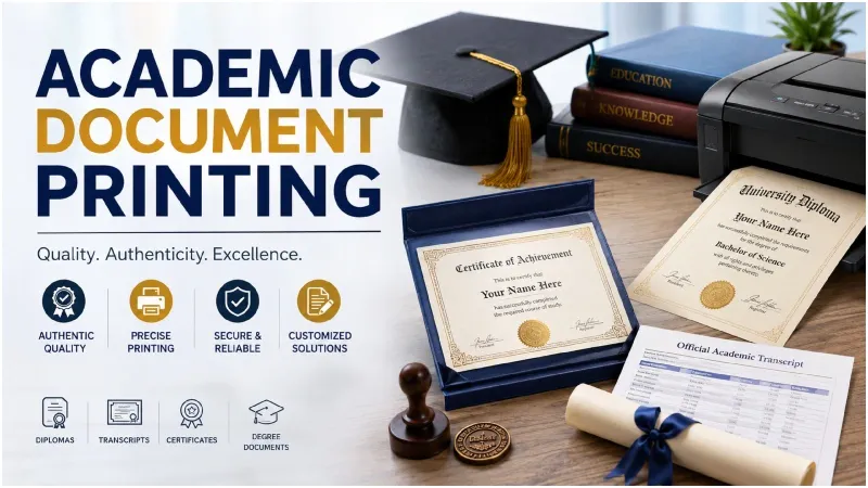 Custom Academic Document Printing
