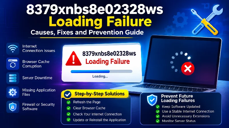 8379xnbs8e02328ws Loading Failure